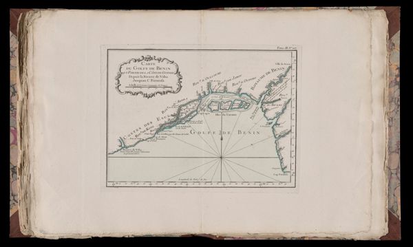 Carte du Golfe de Benin et Partie de la Côte de Guinee Depuis la Riviere de Volta Jusquau C. Formosa.