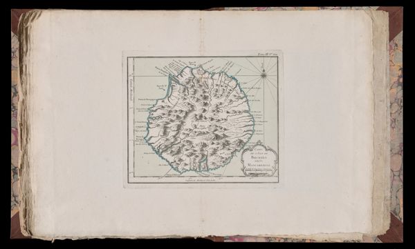 Carte de L'Isle de Bourbon autrefois Mascareigne