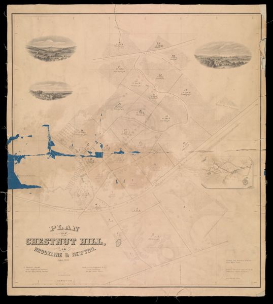 Plan of Chestnut Hill in Brookline and Newton