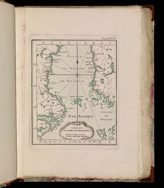 Carte du Golphe de Bothnie.