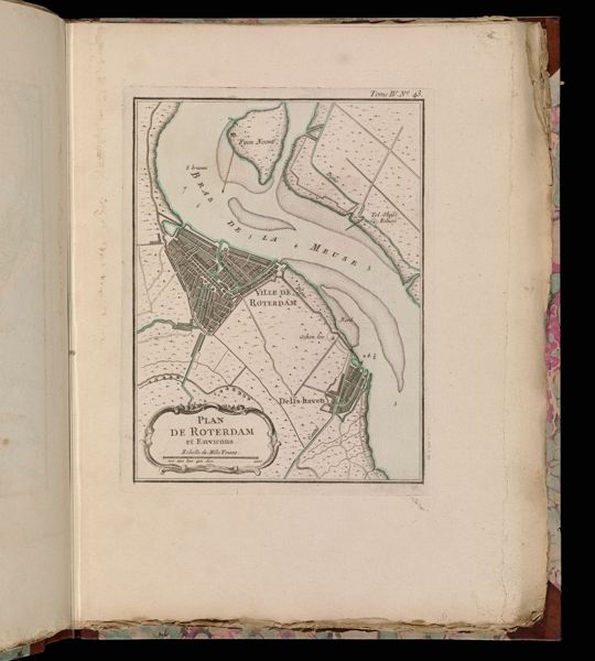 Plan de Roterdam et environs.