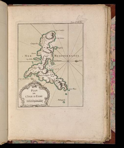Plan de l'Isle d'Elbe