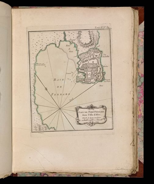 Plan de Port Ferrare dans l'Isle d'Elbe.