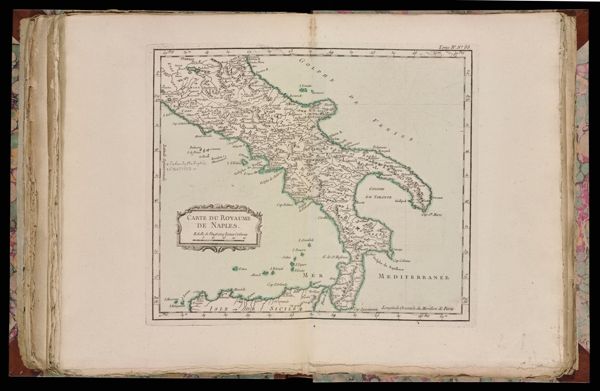 Carte du Royaume de Naples.