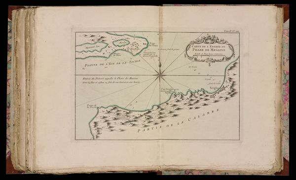 Carte de L'Entrée du Phare de Messine