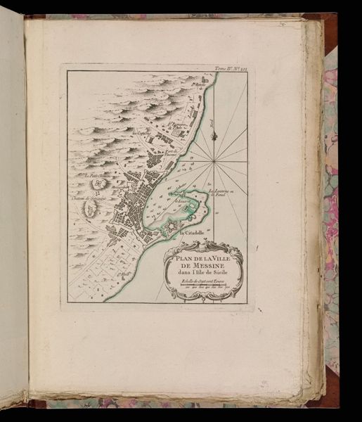 Plan de la Ville de Messine dans l'Isle de Sicile