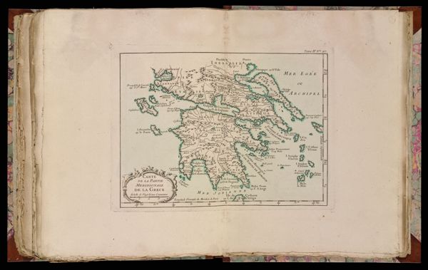 Carte de la Partie Meridionale de la Grece.