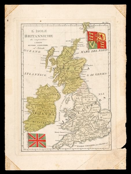 L'Isole Britanniche che comprendo I Regni di Scozia Inghilterra ed Irlanda