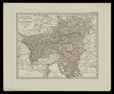 Sud-Ostliches Deutschland. Erzherzogth. Oesterreich, Tirol, Illyrien, Steyermark.