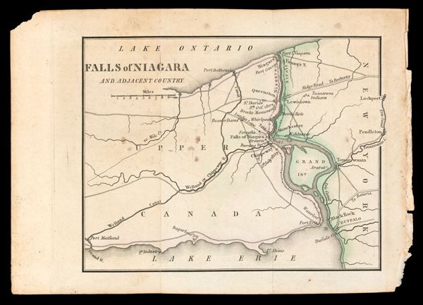 Falls of Niagara and adjacent country