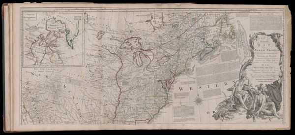 An Accurate Map of North America. Describing and distinguishing the British and Spanish Dominions on this great Continent; According to the Definitive Treaty Concluded at Paris 10th Feb. Y 1763