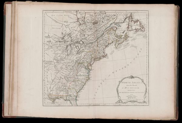 North America from the French of Mr. D'Anville Improved with The English Surveys made Since the Peace