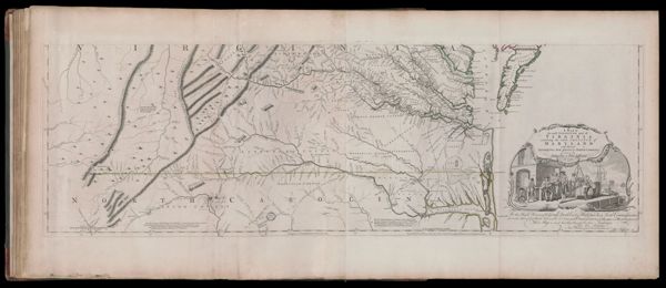 A Map of the most Inhabited part of Virginia containing the whole Province of Maryland with Part of Pensilvania, New Jersey and North Carolina