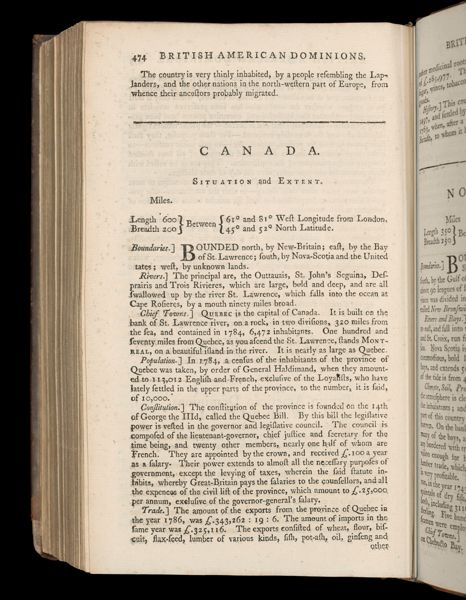 British American Dominions. Canada.