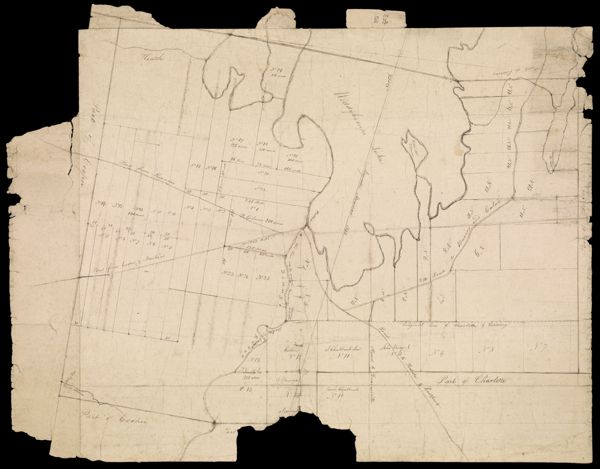 [property map of town of Cooper, Maine]