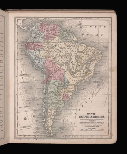 Map of South America