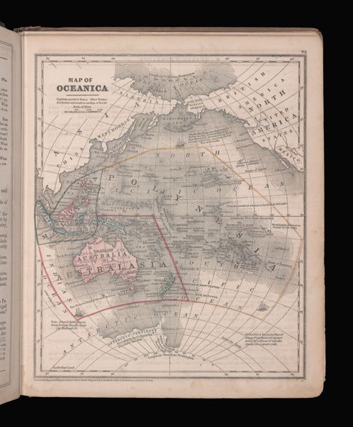 Map of Oceanica