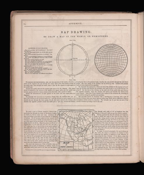 Map Drawing. To draw a map of the world, or hemisphere