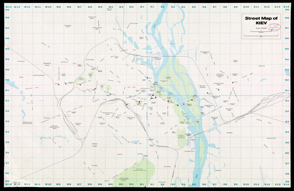 Street Map of Kiev