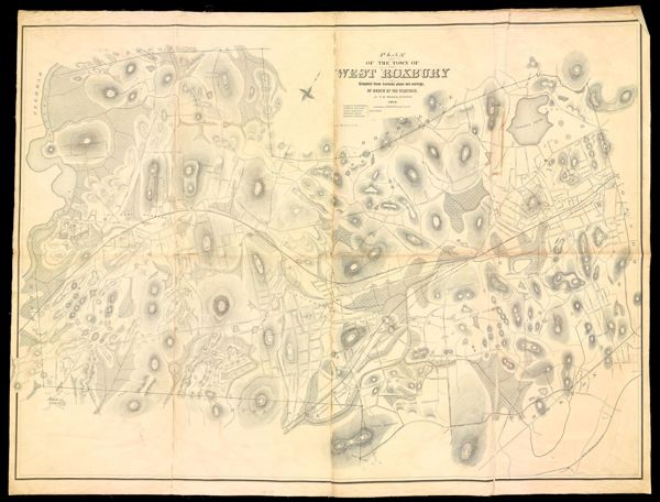 Plan of the town of West Roxbury : compiled from various plans and surveys, by order of the selectmen