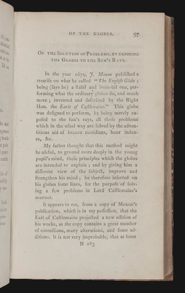 Part III. The use of the terrestrial globe, mounted in the best manner. 70