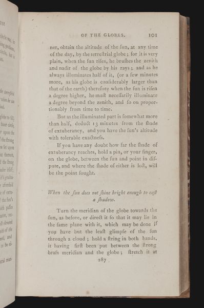 Part III. The use of the terrestrial globe, mounted in the best manner. 74