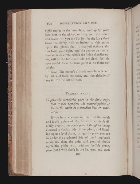 Part III. The use of the terrestrial globe, mounted in the best manner. 75