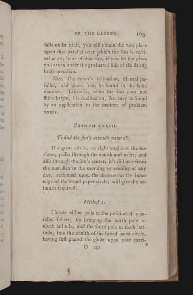 Part III. The use of the terrestrial globe, mounted in the best manner. 78