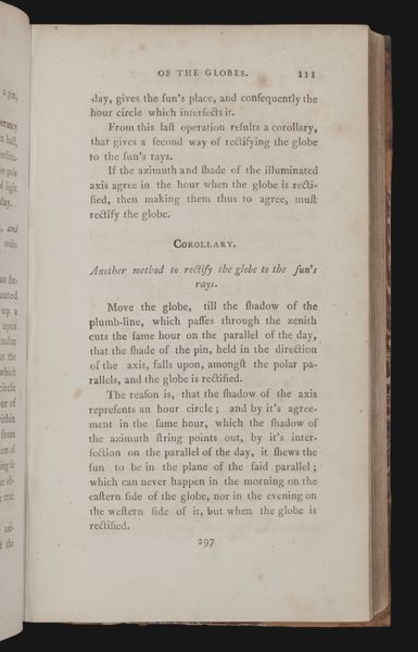 Part III. The use of the terrestrial globe, mounted in the best manner. 84