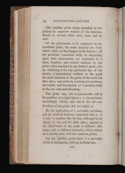 Part I. A treatise on the use of the terrestrial & celestial globes. 6