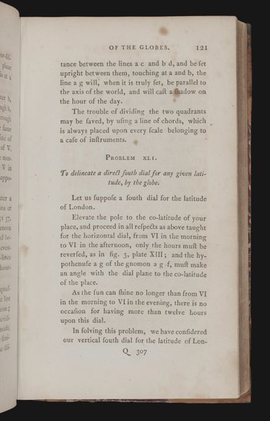 The general principles of dialling illustrated by the terrestrial globe. 10