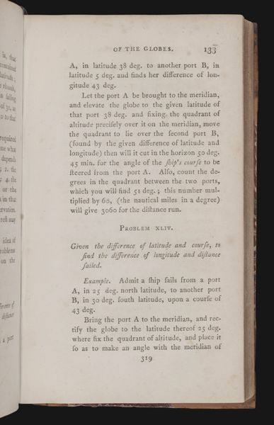 Navigation explained by the globe. 8