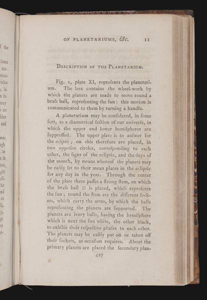 Essay III. Containing a description of the most improved planetarium, lunarium, & tellurian. 3