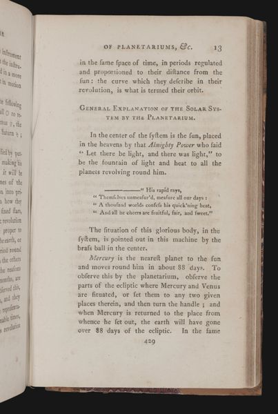 Essay III. Containing a description of the most improved planetarium, lunarium, & tellurian. 5