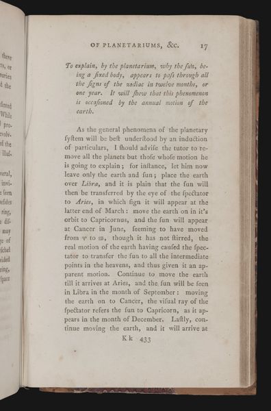 Essay III. Containing a description of the most improved planetarium, lunarium, & tellurian. 9