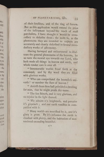 Essay III. Containing a description of the most improved planetarium, lunarium, & tellurian. 47