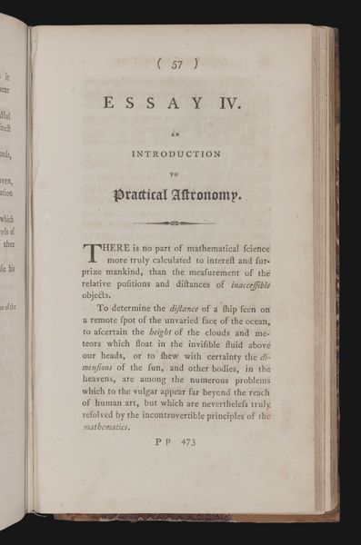 Essay IV. An introduction to practical astronomy. 1