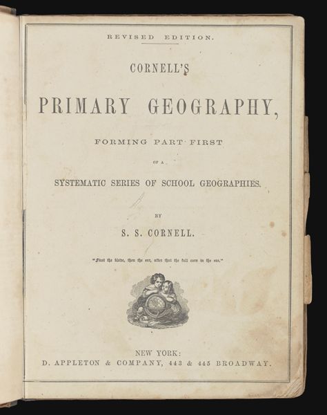 Cornell's Primary Geography forming part first of a systematic series of school geographies by S. S. Cornell [Title Page]