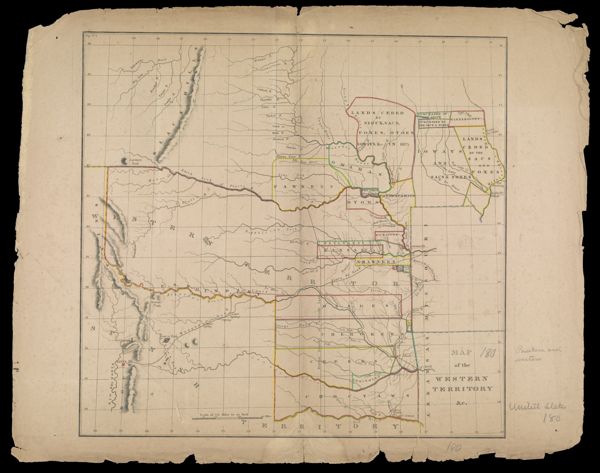 Map of the Western Territory &c