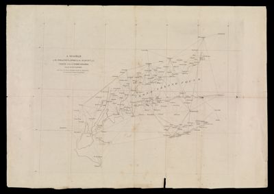 A Diagram of the Triangulation for the Survey of the Coast of the United States made in 1817 and 1833, and the Secondary Triangles made in 1833 & 1834 in Connecticut & upon Long Island