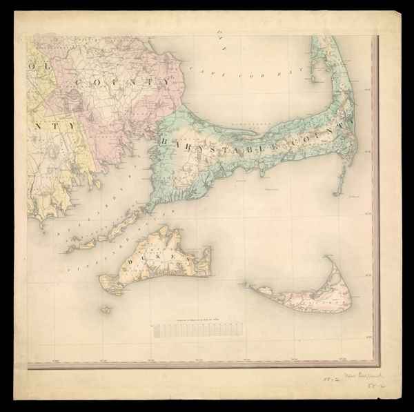 Topographical map of Massachusetts : compiled from astronomical, trigonometrical, and various local surveys