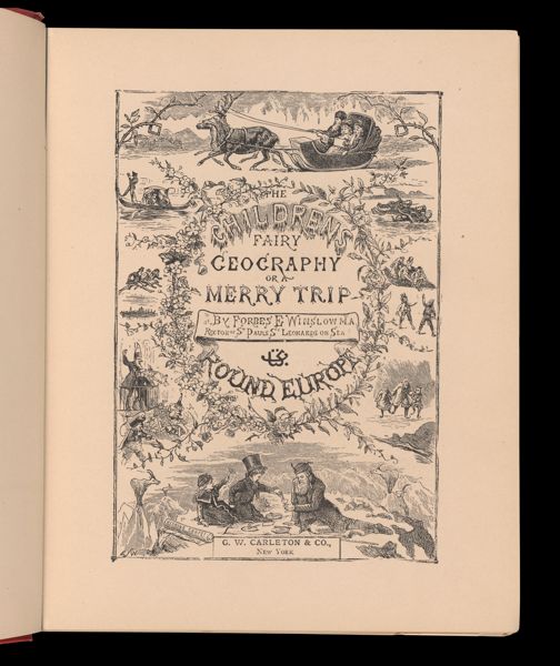 The Children's Fairy Geography or a Merry Trip Round Europe. [Title page]