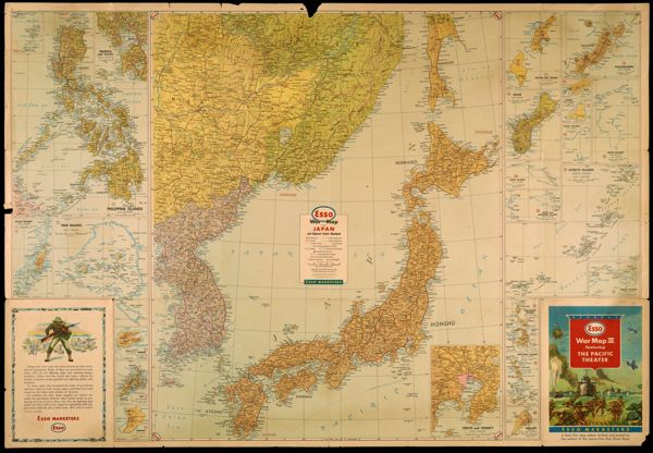 Esso war map III featuring the Pacific Theater : a third war map