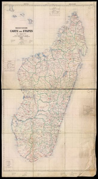 Madagascar Carte des Etapes