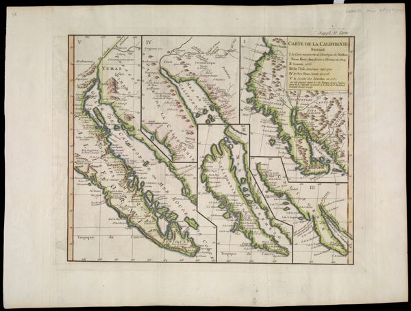 Carte de la Californie