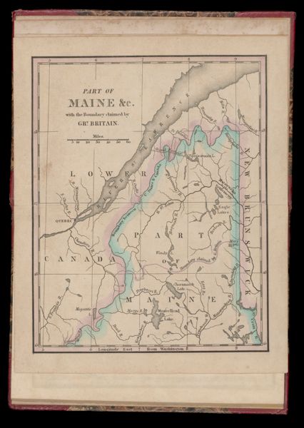 Part of Maine &c with the boundary claimed by Grt. Britain