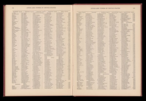 Cities and towns of the Untited States