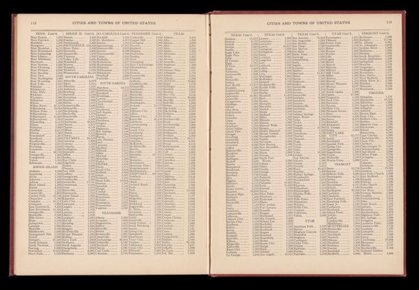 Cities and towns of the Untited States