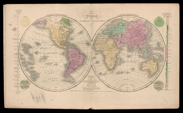 The World on a globular projection