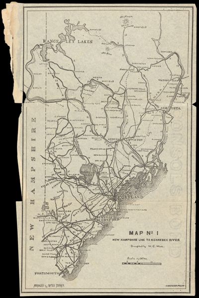 Map No. 1 : New Hampshire to Kennebec River